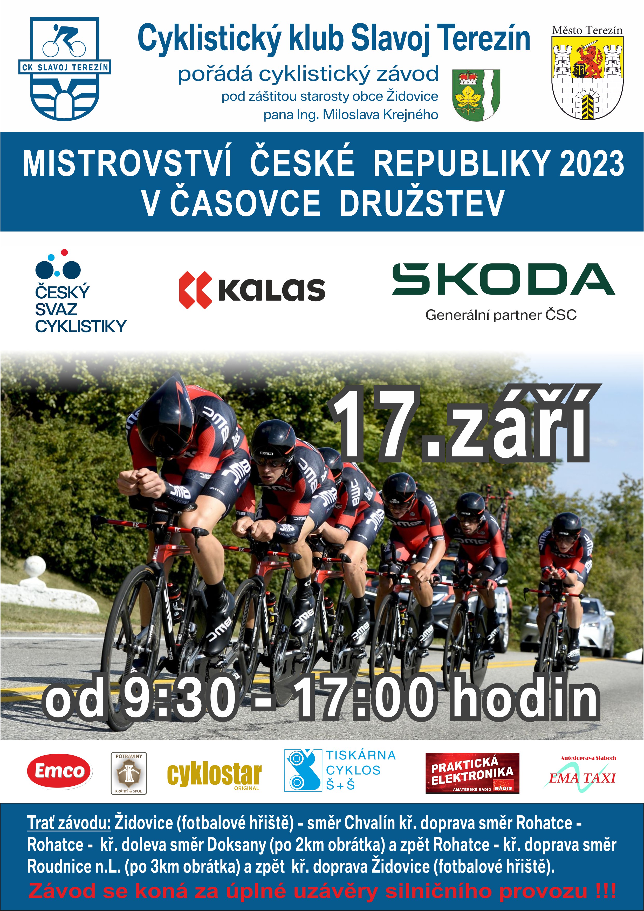 Mistrovství ČR v cyklistice 2022 - časovka jednotlivců
